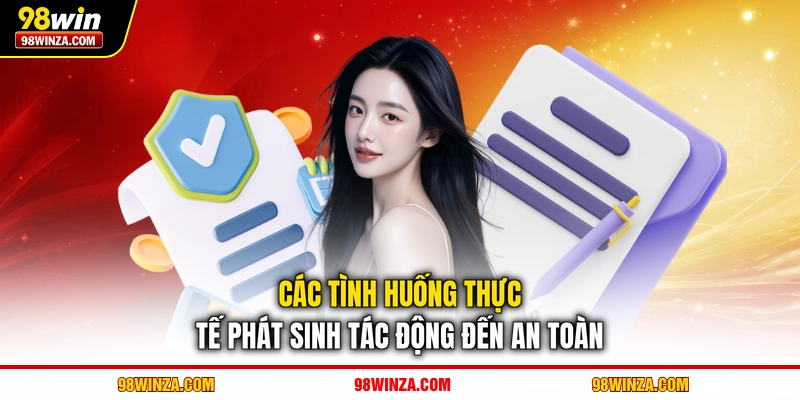 Các tình huống thực tế phát sinh tác động đến an toàn